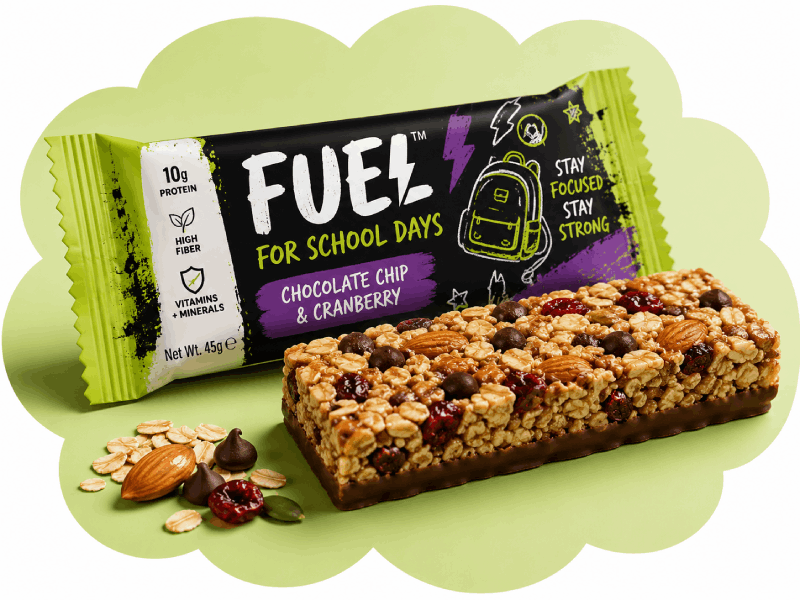 Nutritious School-Day Snack Bars